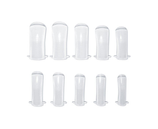 Зображення 2 Верхні форми для нарощування нігтів JOIA vegan reusable top molds for extensions, 100 шт.
