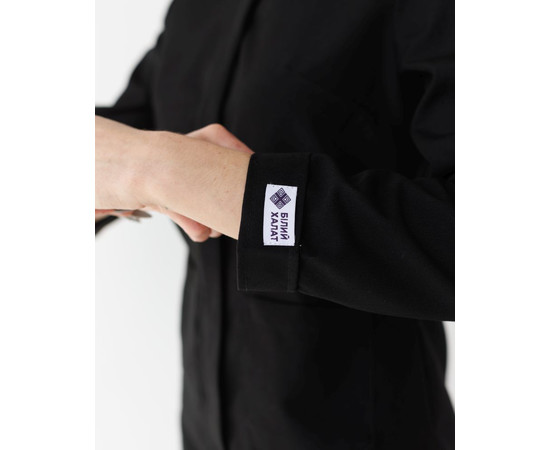 Зображення 6 Медичний костюм жіночий Жаклін чорний (Віскоза "Еліт") р. 50, "БІЛИЙ ХАЛАТ" 440-321-927, Розмір: 50, Цвет: чорний