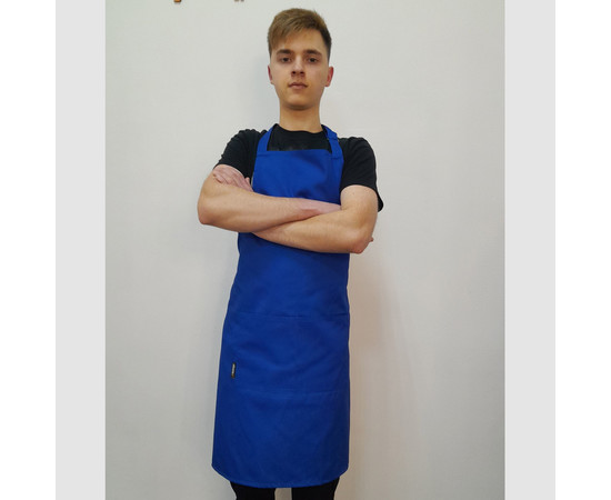 Зображення 2 Фартух класичний з кишенями синій Nibano 2023.RB-0