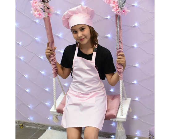 Изображение 2 Детский фартук розовый р. 7-10 лет Nibano 2093.PI-1