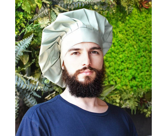 Зображення 2 Шапка шеф-кухаря фісташка Nibano 6600.PS-0, Цвет: фісташковий