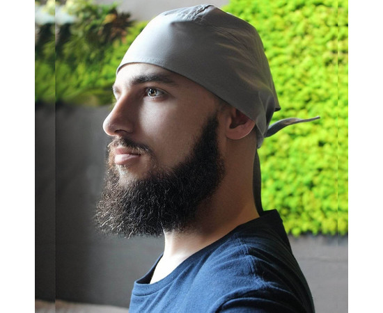 Зображення 2 Бандана світло-сіра Nibano 6700.LG-0, Цвет: світло сірий