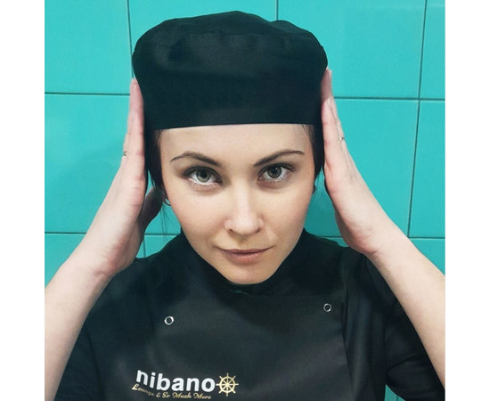 Зображення 2 Шапка маленька чорна Nibano 6800.BL-0, Цвет: чорний