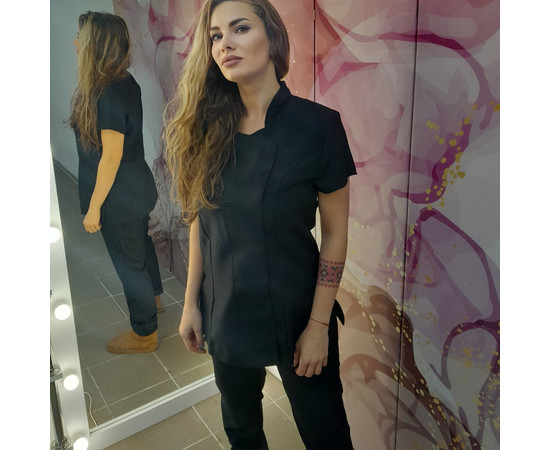 Зображення 2 Штани жіночі для салонів краси чорні р. S Nibano 3008.BL-s, Розмір: S, Цвет: чорний