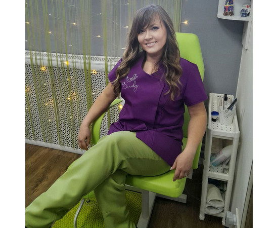 Изображение 2 Штаны женские для салонов красоты салатовые р. L Nibano 3008.LI-3