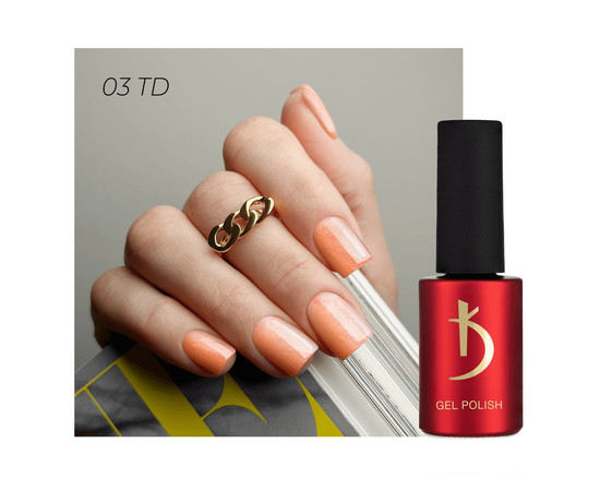 Зображення 4 Гель-лак для нігтів Kodi №03 TD, 7 мл, Об'єм (мл, г): 7, Колір: 03 TD
