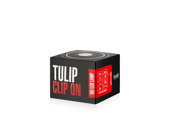 Зображення 2 Світлодіодна лампа Kodi Tulip Clip-on UV/LED Lamp 3 Вт, чорна