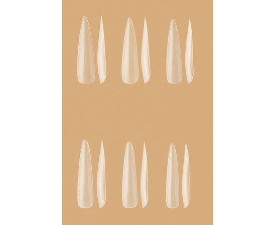 Зображення 3 Верхні пластикові форми для моделювання нігтів Kodi Stylet (120 шт./уп.)