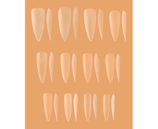 Зображення 2 Пластикові типси для нарощування Kodi Extra Long Stiletto (240 шт./уп)