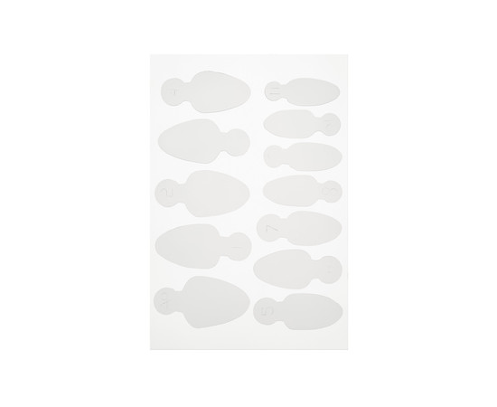 Зображення 2 Силіконові молди трафарети для френча на верхніх формах Kodi Mold Long Oval (12 шт/набір)