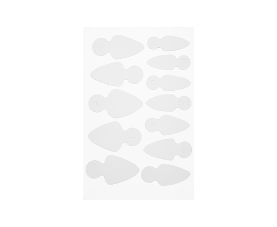 Изображение 2 Силиконовые молды трафареты для френча на верхних формах Kodi Mold Short Stiletto (12 шт/набор)