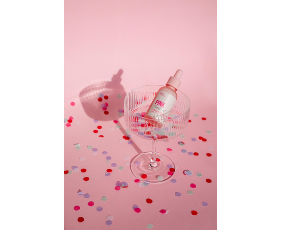 Зображення 3 Сироватка для обличчя омолоджуюча з ліфтинг-ефектом Eco.prof.cosmetics Pink Cocktail Collagen Lifting Serum, 30 мл