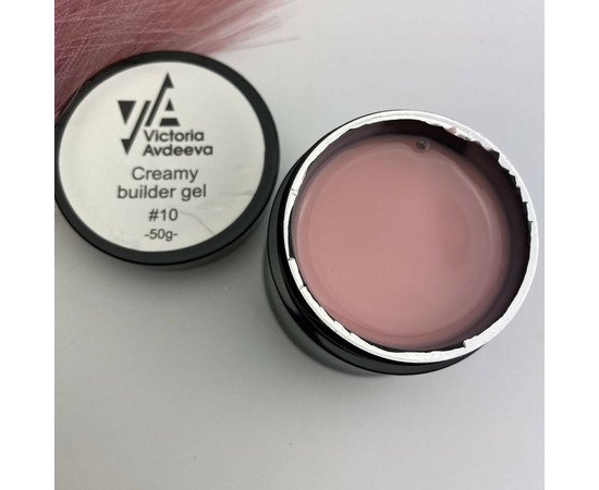 Изображение 2 Моделирующий крем-гель Victoria Avdeeva Creamy Builder Gel №10, 50 мл, Объем (мл, г): 50, Цвет: 10