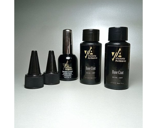 Зображення 2 База для гель-лаку розріджена Victoria Avdeeva Base Сoat, 30 мл, Об'єм (мл, г): 30