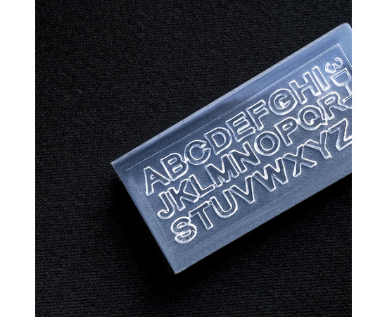 Зображення 8 Силіконові літери для нігтів Nails of the Night