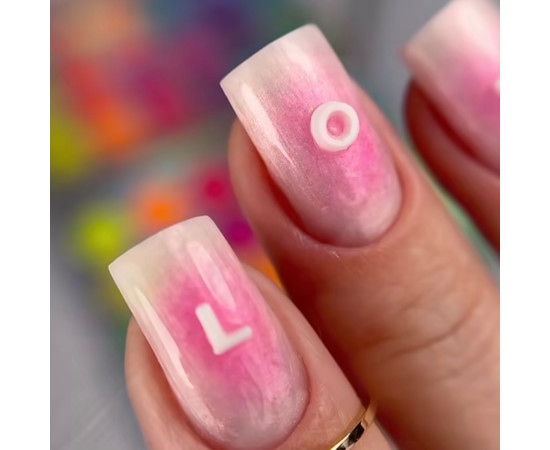 Зображення 4 Силіконові літери для нігтів Nails of the Night