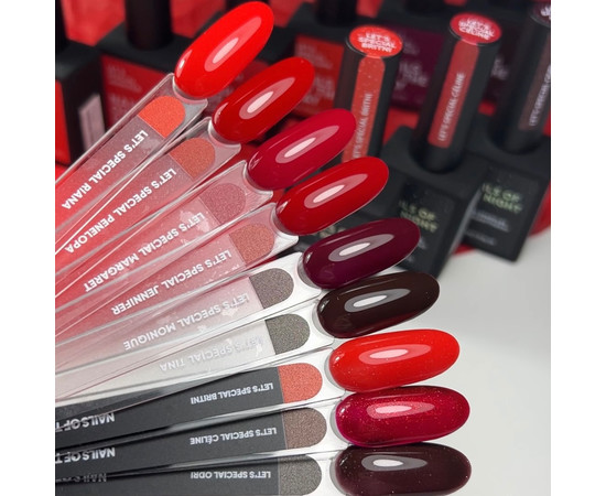 Изображение 3 Nails of the Day Let’s special Monique - темно-сливовый гель лак для ногтей, перекрывающий в один слой, 10 мл, Объем (мл, г): 10, Цвет: Monique