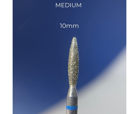 Зображення 2 Алмазна фреза Nails of the Day полум'я синя діаметр 2.3 мм / робоча частина 10 мм