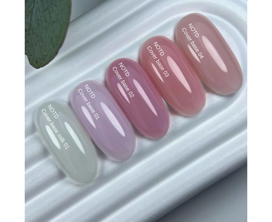 Изображение 3 Nails of the Day Cover base New Formula 01 — нежно-розовая камуфлирующая база для ногтей, 30 мл, Объем (мл, г): 30, Цвет: 01