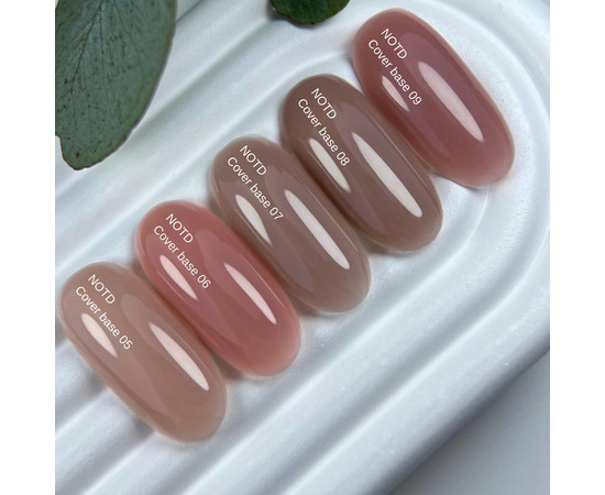 Изображение 3 Nails of the Day Cover base New Formula 06 — нюдово-персиковая камуфлирующая база для ногтей, 10 мл, Объем (мл, г): 10, Цвет: 06