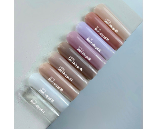 Зображення 4 Nails of the Day Smart Jelly gel 08 - нюдовий/карамельний будівельний гель желе для нігтів, 15 г, Об'єм (мл, г): 15, Колір: 08