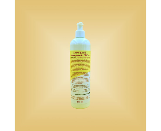 Зображення 2 Крем-флюїд безжировий з СПФ 30 Nikol Professional Cosmetics, 500 г, Об'єм (мл, г): 500