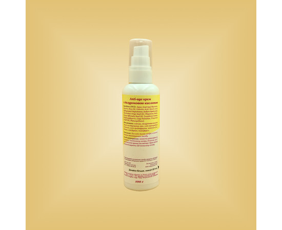 Зображення 2 Anti-age крем з гіалуроновою кислотою Nikol Professional Cosmetics, 100 г, Об'єм (мл, г): 100
