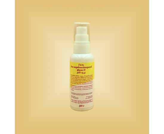 Зображення 2 Гель для карбоксітерапії 2-а фаза pH 3.2-3.4 Nikol Professional Cosmetics, 50 г, Об'єм (мл, г): 50