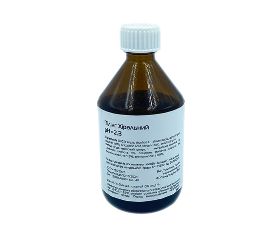 Зображення 2 Хіральний пілінг рН 2.3 Nikol Professional Cosmetics, 100 г, Об'єм (мл, г): 100