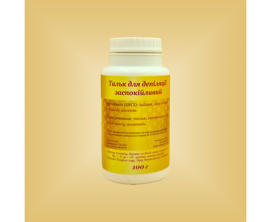 Зображення 2 Тальк для депіляції заспокійливий Nikol Professional Cosmetics, 100 г, Об'єм (мл, г): 100