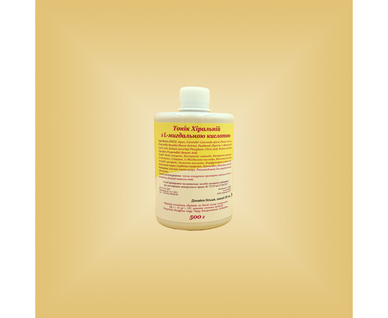Изображение 2 Тоник Хиральный с L-миндальной кислотой рН 4.3 Nikol Professional Cosmetics, 500 г, Объем (мл, г): 500