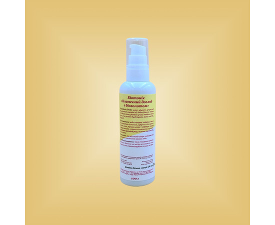 Зображення 2 Біотонік “Класичний догляд з біозолотом” Nikol Professional Cosmetics, 100 г, Об'єм (мл, г): 100