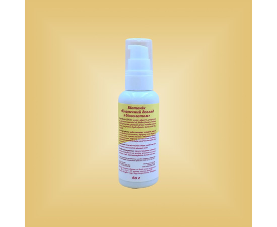 Зображення 2 Біотонік “Класичний догляд з біозолотом” Nikol Professional Cosmetics, 60 г, Об'єм (мл, г): 60