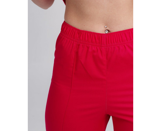 Зображення 7 Медичний костюм жіночий Топаз малиновий р. 48, "БІЛИЙ ХАЛАТ" 137-331-705, Розмір: 48, Цвет: малиновий