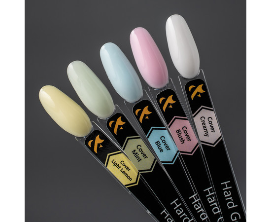 Зображення 2 Будівельний гель рідкий F.O.X Hard gel Cover Mint, 15 мл, Об'єм (мл, г): 15, Колір: Mint