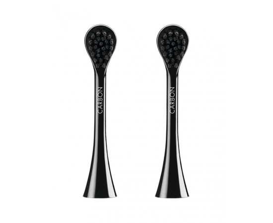Изображение 2 Насадки Curaprox BIW Carbon для звуковой щетки Hydrosonic Black Is White 2 шт