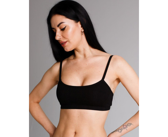 Зображення 2 Жіночий топ Комфорт чорний р. M, "БІЛИЙ ХАЛАТ" 489-321-901, Розмір: M, Цвет: чорний