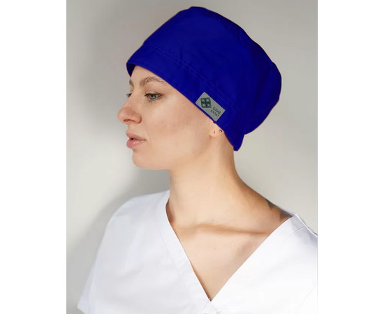 Зображення 4 Медична шапочка електрик, "БІЛИЙ ХАЛАТ" 169-334-667, Цвет: електрик