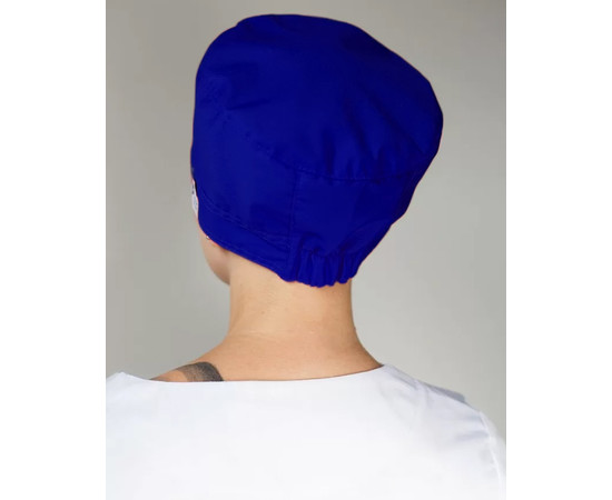 Зображення 3 Медична шапочка електрик, "БІЛИЙ ХАЛАТ" 169-334-667, Цвет: електрик