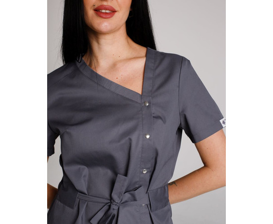 Зображення 4 Медичний костюм жіночий Наомі темно-сірий р. 54, "БІЛИЙ ХАЛАТ" 331-408-679, Розмір: 54, Цвет: темно-сірий