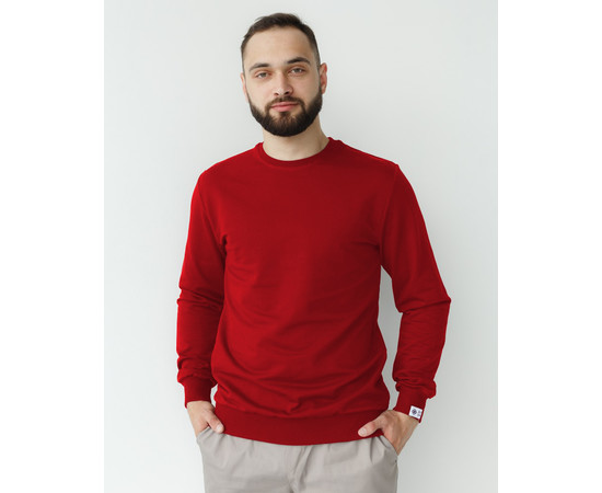 Зображення 2 Медичний світшот Нью-Йорк чоловічий бордовий р. 2XL, "БІЛИЙ ХАЛАТ" 326-349-730, Розмір: 2XL, Цвет: бордовий