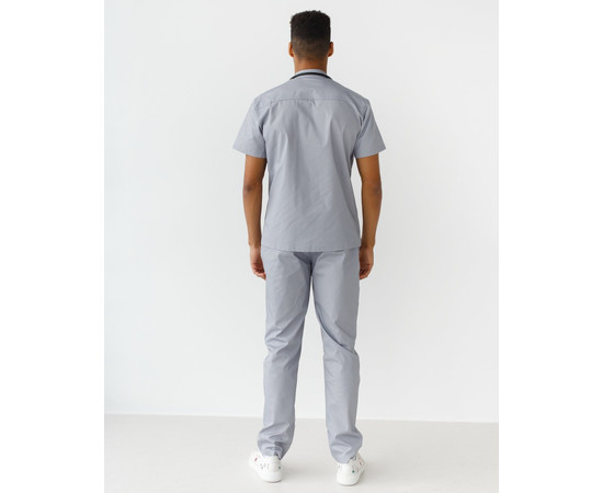 Зображення 2 Медичний костюм чоловічий Бостон сірий р. 58, "БІЛИЙ ХАЛАТ" 485-328-679, Розмір: 58, Цвет: сірий