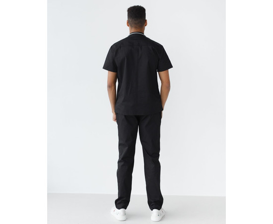 Зображення 2 Медичний костюм чоловічий Бостон чорний р. 62, "БІЛИЙ ХАЛАТ" 485-321-679, Розмір: 62, Цвет: чорний