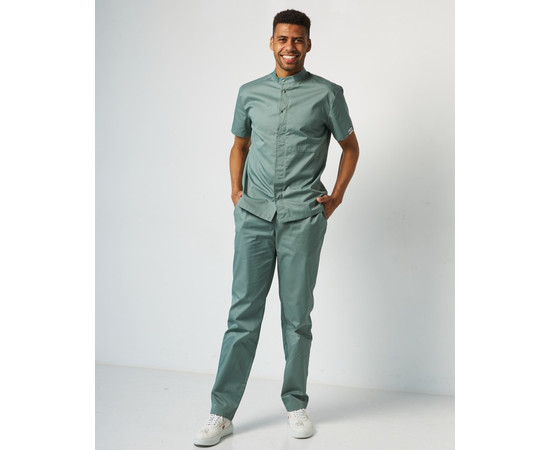 Зображення 2 Медичний костюм чоловічий Бостон оливковий р. 58, "БІЛИЙ ХАЛАТ" 485-327-679, Розмір: 58, Цвет: оливковий