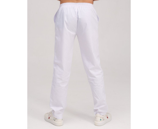 Зображення 2 Штани медичні чоловічі Бостон білі р. 62, "БІЛИЙ ХАЛАТ" 486-324-758, Розмір: 62, Цвет: білий