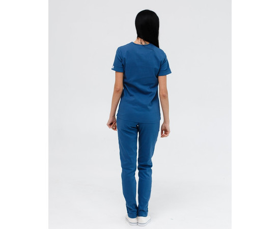 Зображення 2 Медичний костюм жіночий Марсель синій р. 56, "БІЛИЙ ХАЛАТ" 499-322-708, Розмір: 56, Цвет: синий