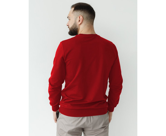 Зображення 3 Медичний світшот Нью-Йорк чоловічий бордовий р. M, "БІЛИЙ ХАЛАТ" 326-349-730, Розмір: M, Цвет: бордовий