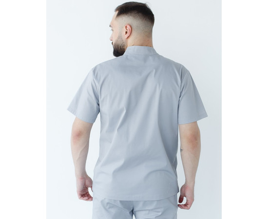 Зображення 3 Медична сорочка чоловіча Денвер сіра р. 56, "БІЛИЙ ХАЛАТ" 427-328-679, Розмір: 56, Цвет: сірий