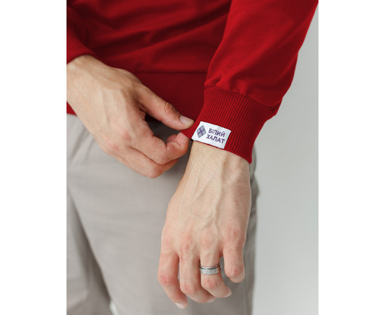 Зображення 5 Медичний світшот Нью-Йорк чоловічий бордовий р. 2XL, "БІЛИЙ ХАЛАТ" 326-349-730, Розмір: 2XL, Цвет: бордовий