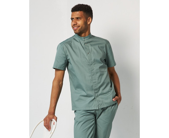 Зображення 5 Медичний костюм чоловічий Бостон оливковий р. 58, "БІЛИЙ ХАЛАТ" 485-327-679, Розмір: 58, Цвет: оливковий